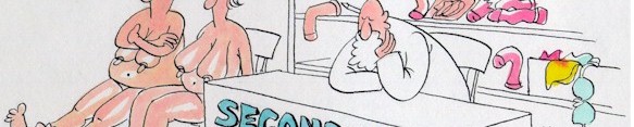 Czech cartoon, erotic shop